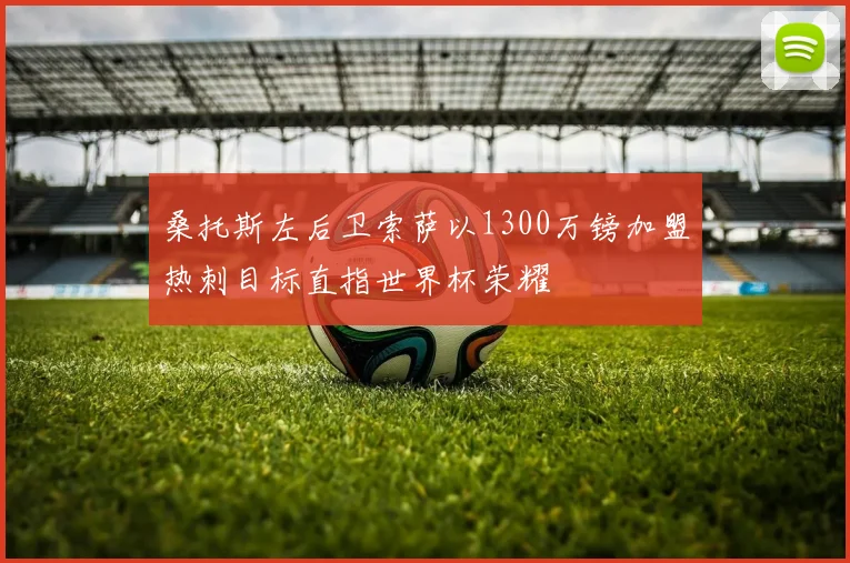桑托斯左后卫索萨以1300万镑加盟热刺目标直指世界杯荣耀